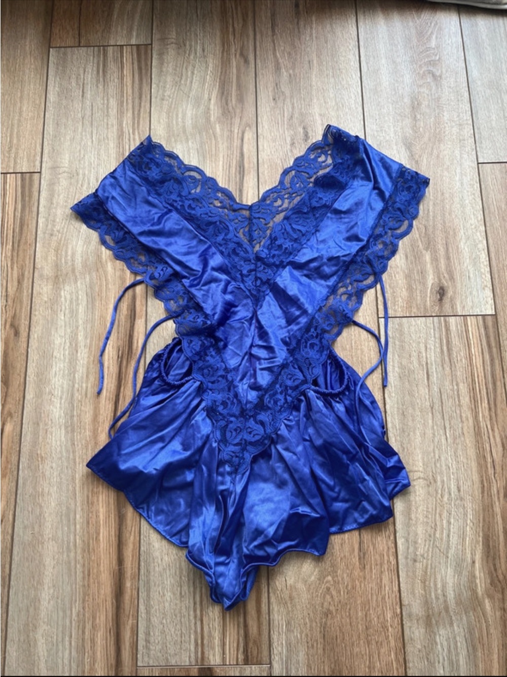 Vintage Y2K Lingerie Romper Large